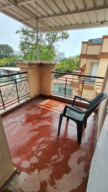 Balcony in 3 BHK Apartment at Paranjape Vasant Vihar 3, Baner – for Rent