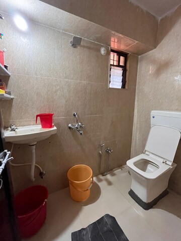 Bathroom in 4 BHK Apartment at Godrej Edenwoods, Manpada – for Rent