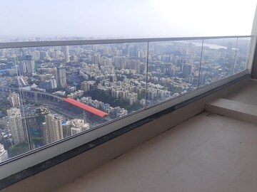 Balcony in 3 BHK Apartment at Omkar Alta Monte, Malad East – for Rent