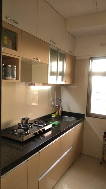 Kitchen in 2 BHK Apartment at Shree Krishna Eastern Winds, Kurla East – for Rent