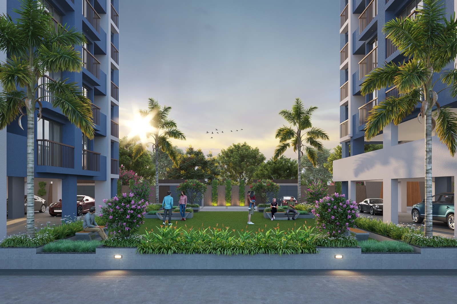 2 BHK + Pooja Room Apartment For Sale in AlthaN-Bhimrad Canal