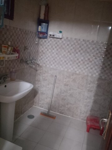 Bathroom in 2 BHK Builder Floor at Dhakoli Village – for Sale