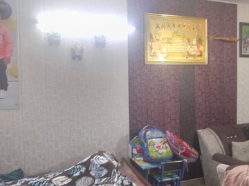 Living Room in 2 BHK Builder Floor at Dhakoli Village – for Sale
