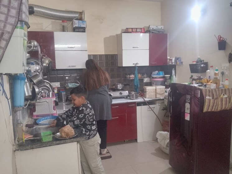 Kitchen, dhakoli village 2 Bedroom 900 Sq.Ft. Builder Floor In Dhakoli Village Zirakpur 8172593