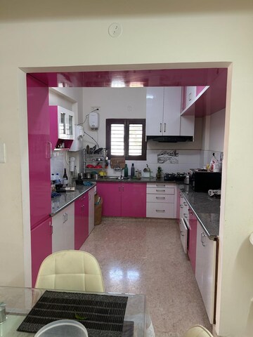 Kitchen in 3 BHK Builder Floor at Hsr Layout – for Rent