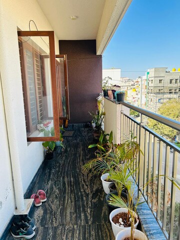 Balcony in 3 BHK Builder Floor at Hsr Layout – for Rent