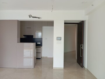 Building Lobby in 2 BHK Apartment at Aurum Q Residences, Ghansoli – for Rent