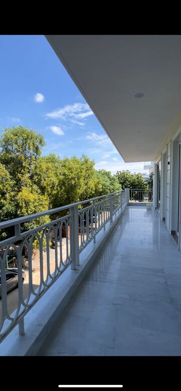 Balcony in 3 BHK Builder Floor at Infinite Luxury, South City 2 – for Rent
