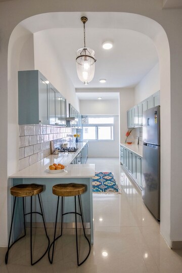 Kitchen in 3 BHK Apartment at Southern Avenue 1, Southern Avenue – for Sale