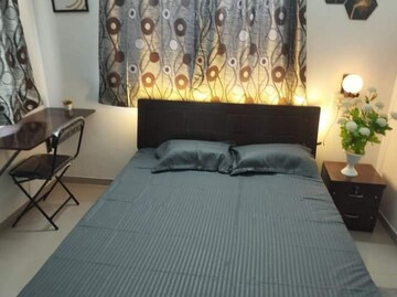 Bedroom in 1 BHK Apartment at Ramky Towers, Gachibowli – for Rent