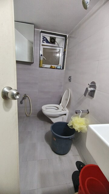 Bathroom in 2 BHK Apartment at Mayurs Nature Glory, Kalwa – for Rent