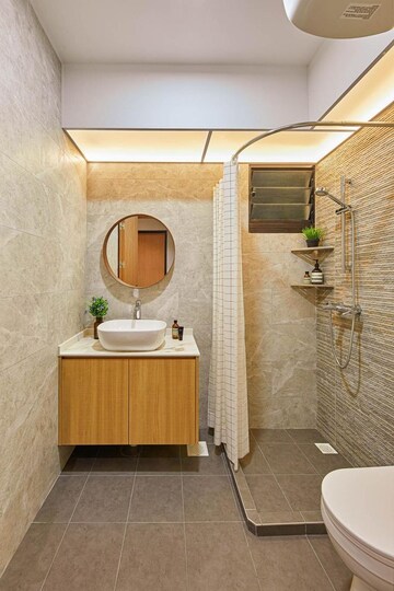 Bathroom in 4 BHK Apartment at PS Tower, Ballygunge – for Rent