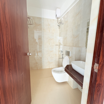 Bathroom in 2 BHK Apartment at Raymond Ten X Habitat, Swastik Garden – for Rent