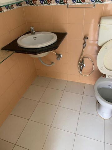 Bathroom in 3 BHK Apartment at Gagan Arena, Undri – for Rent