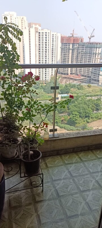 Balcony in 3 BHK Apartment at Ashar Residency, Pokhran Road No 2 – for Sale
