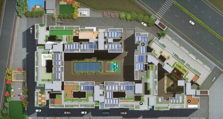 Master Plan, global-platinum-city-light 2 Bedroom 760 Sq.Ft. Apartment In Moshi Pune 8173359