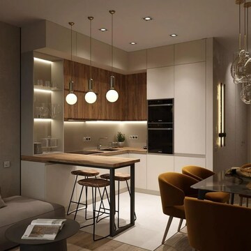 Kitchen in 3 BHK Apartment at Mangalam Park, Behala – for Sale