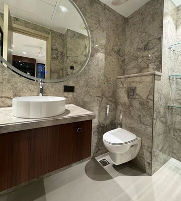 Bathroom in 2 BHK Builder Floor at Dlf Cyber City, Sector 24 – for Rent