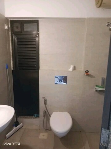 Bathroom in 3 BHK Apartment at Kanakia Spaces Zen World, Kanjurmarg East – for Rent