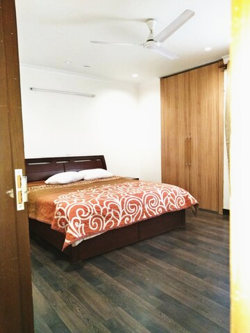 Bedroom in 2 BHK Builder Floor at Hauz Khas Enclave – for Rent