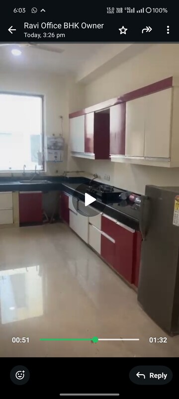 Kitchen in 3 BHK Builder Floor at ARV Park, Sector 63 – for Rent