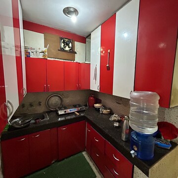 Kitchen in 2 BHK Builder Floor at Kotla Mubarakpur – for Rent