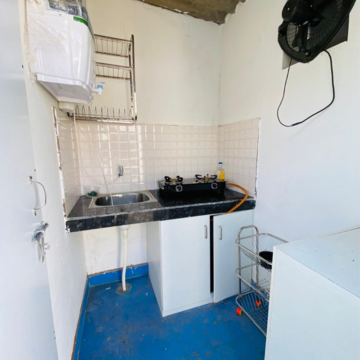 Kitchen in 1.5 BHK Builder Floor at Sector 125 – for Rent