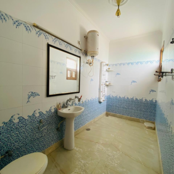 Bathroom in 1.5 BHK Builder Floor at Sector 125 – for Rent
