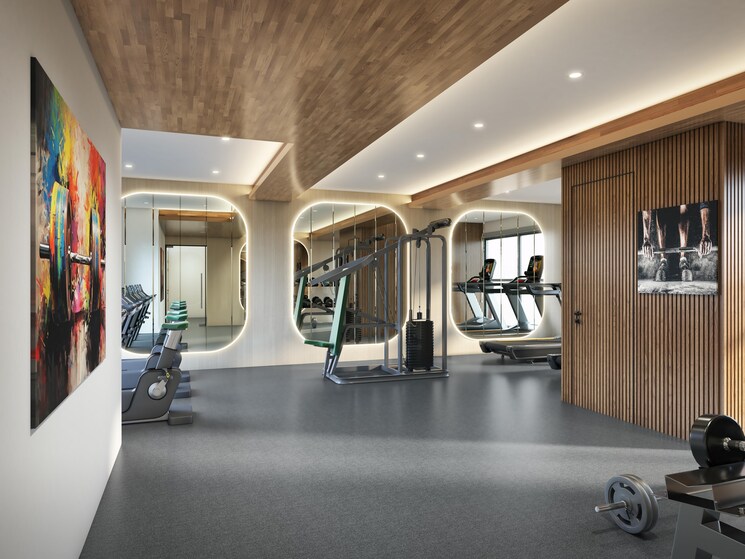 Gym, raj-imperia 3 Bedroom 845 Sq.Ft. Apartment In Malad West Mumbai 8173629