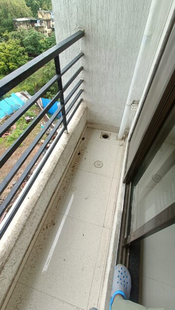 Balcony in 1 BHK Apartment at Sanghvi Eco City Phase 3, Mira Road East – for Rent