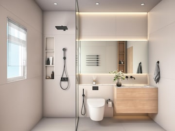 Bathroom in 2 BHK Apartment at Raj Imperia, Malad West – for Sale