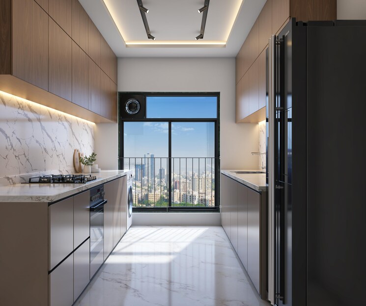 Kitchen, raj-imperia 2 Bedroom 701 Sq.Ft. Apartment In Malad West Mumbai 8173637