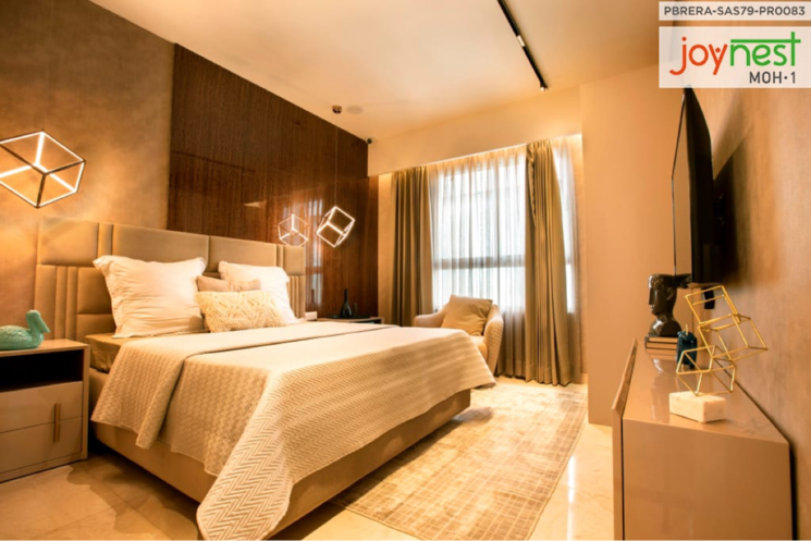 Bedroom, sushma-joynest-moh 3 Bedroom 1640 Sq.Ft. Apartment In Bir Chhat Chandigarh 8173740