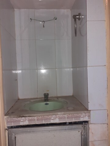 Bathroom in 1 BHK Apartment at Vasant Valley Complex, Malad East – for Rent