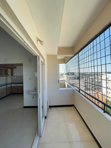 Balcony in 3 BHK Apartment at Samhita Spice Wood, Cv Raman Nagar – for Rent