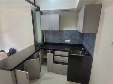 Kitchen in 1 BHK Apartment at Lodha Crown Quality Homes, Majiwada – for Rent