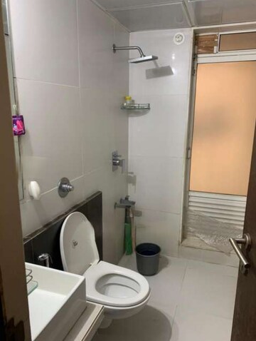 Bathroom in 2 BHK Apartment at Dosti Group Imperia, Manpada – for Rent