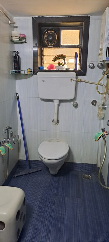 Bathroom in 2 BHK Apartment at Runwal Nagar CHS, Runwal Nagar – for Rent