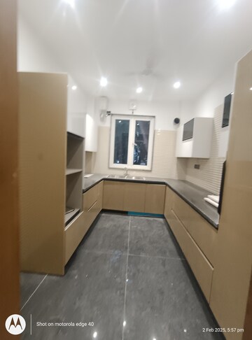 Staircase in 3 BHK Builder Floor at Shivalik Colony – for Sale