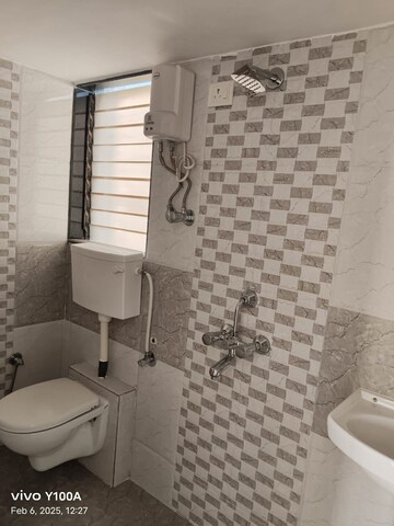 Bathroom in 2 BHK Apartment at Priyesh Heights, Virar West – for Rent