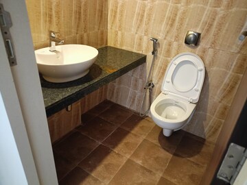 Bathroom in 2 BHK Apartment at Lodha Crown Quality Homes, Majiwada – for Rent