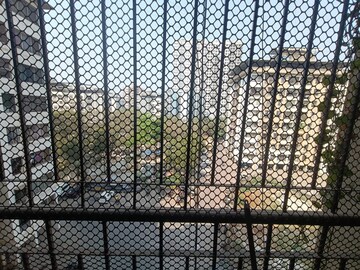 Balcony in 3 BHK Apartment at Evershine Woods, Mira Road – for Rent