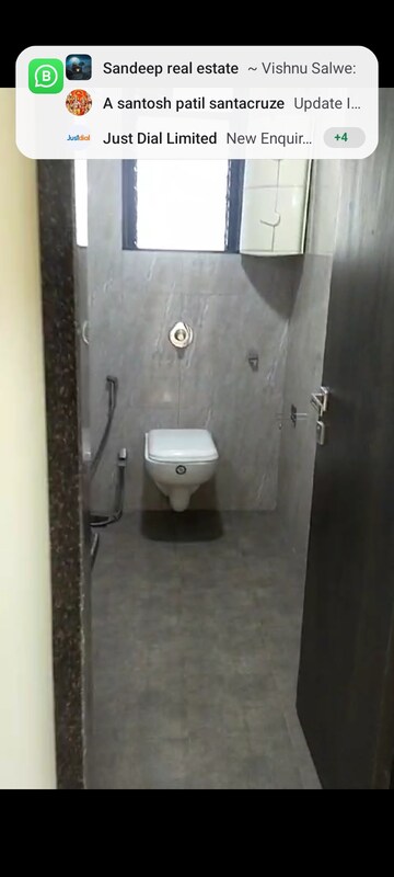 Bathroom in 3 BHK Apartment at Vile Parle East – for Rent