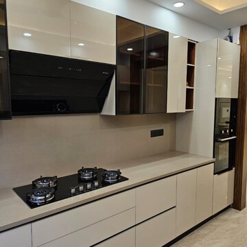Kitchen in 4 BHK Builder Floor at Unitech South City II, South City 2 – for Sale