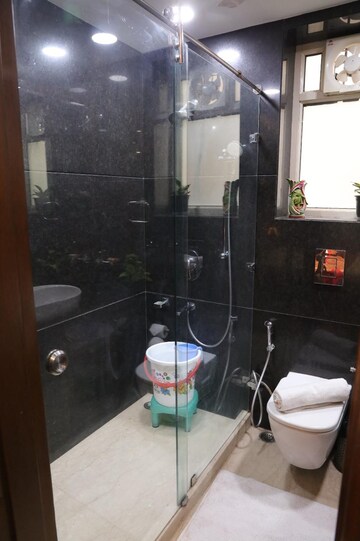 Attached Bathroom in 3.5 BHK Apartment at Saket – for Rent