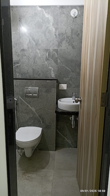 Bathroom in 1 BHK Apartment at MICL Monteverde, Dahisar East – for Rent