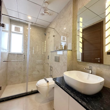 Bathroom in 4 BHK Builder Floor at Unitech South City II, South City 2 – for Sale