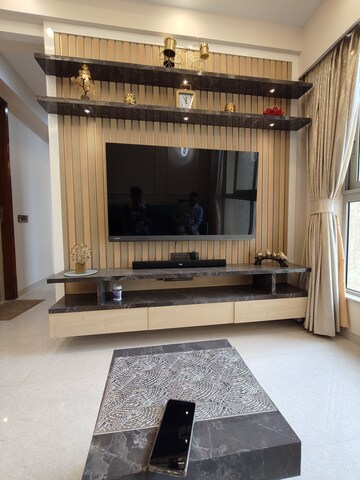 Living Room in 1 BHK Apartment at Hiranandani Fortune City, New Panvel – for Sale