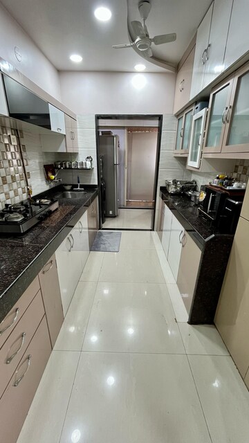 Kitchen in 2 BHK Apartment at Regency Crest, Kharghar – for Rent