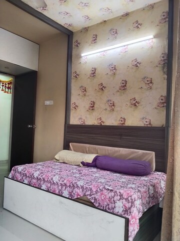 Bedroom in 2 BHK Apartment at Kesar Harmony, Kharghar – for Rent